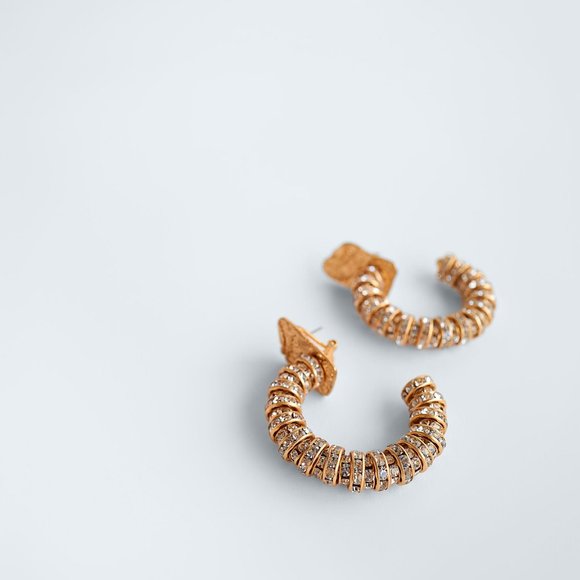 Crystal Gem Sparkle Hoops - Picture 3 of 5